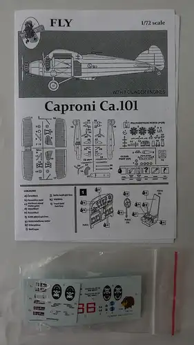 Fly Caproni Ca. 101 Italien Light Bomber and Tansport Aircraft-1:72-72003-Modellflieger-OVP-0550