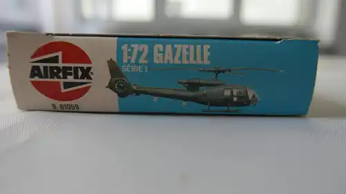 Airfix Sa.341 Gazelle-1:72- 9 61059 Series 1-Helicopter-Modellflieger-OVP-0531