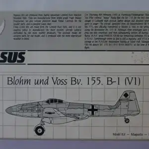 Pegasus Blohm und Voss Bv. 155. B-1 (V1)-1:72-5002-Modellflieger-OVP-0528
