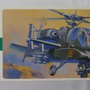 Hasegawa AH-64A Apache U.S. Army Attack Helicopter-1:72-E22-Modellflieger-OVP-0523