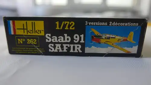 Heller Saab 91 Safir-1:72-262-Modellflieger-OVP-0519