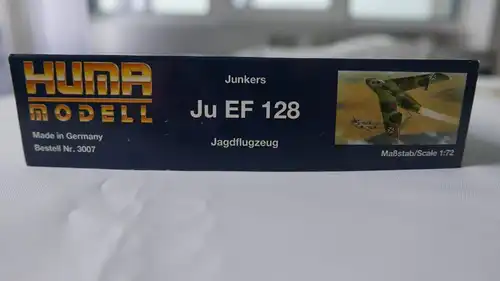 Huma Junkers Ju EF 128 Jagdflugzeug-1:72-3007-Modellflieger-OVP-0501