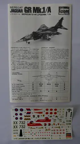 Hasegawa Jaguar GR Mk.1/A-1:72-E23-Modellflieger-OVP-0498