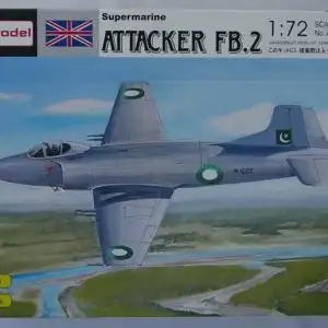 AZ model Supermarine Attacker FB.2-1:72-AZ 7283-Modellflieger-OVP-0491