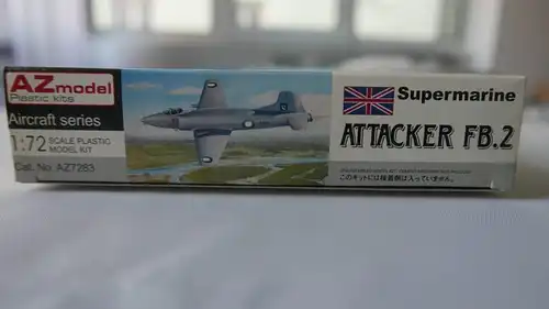 AZ model Supermarine Attacker FB.2-1:72-AZ 7283-Modellflieger-OVP-0491
