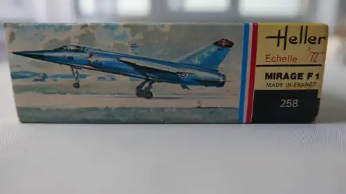 Heller Mirage F1-1:72-258-Modellflieger-OVP-0482