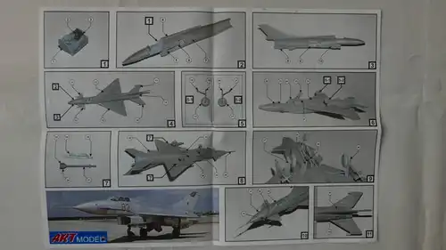 Art Model, Mikoyan Gurevich E-8/2-1:72-AM7209-Modellflieger-OVP-0476