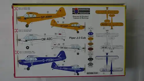 Kovozavody Prostejov, Piper J-3 Cub-1:72-KPM 0042-Modellflieger-OVP-0475