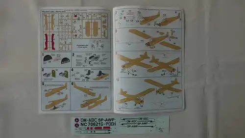 Kovozavody Prostejov, Piper J-3 Cub-1:72-KPM 0042-Modellflieger-OVP-0475
