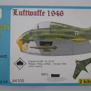 Jach Lippisch P-20-1:144-44105-Modellflieger-OVP-0053