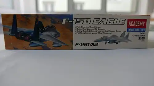 Academy McDonnell Douglas F-15D Eagle-1:72-2109-Bauteile versiegelt-Modellflieger-OVP-0470