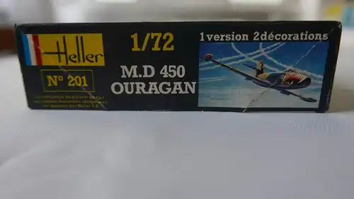Heller M.D 450 Ouragan-1:72-201-Modellflieger-OVP-0444