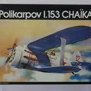 Heller 2x Polikarpov I.153 Chaika-1:72-249-Modellflieger-eine OVP (2 Modelle in einer Schachtel)-0440