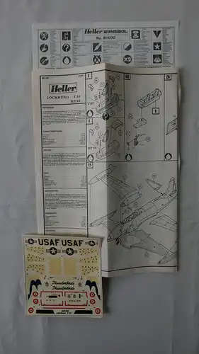 Heller Lockheed T-33 Thunderbird-1:72-80301-OVP-0438