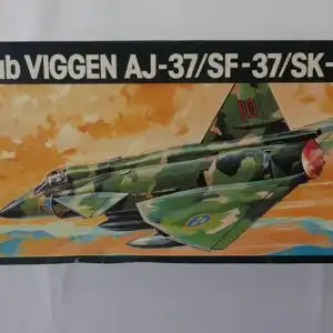 Heller Saab Viggen AJ-37/SF-37/SK-37-1:72-256-Modellflieger-OVP-0435