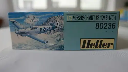 Heller Messerschmitt BF 109 B-1/C-1-1:72-80236-Modellflieger-OVP-0434