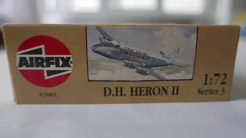 Airfix D.H. Heron II-Jersey Airlines-1:72-03001-Modellflieger-OVP-0433