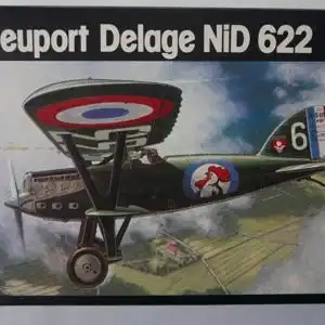 Heller Nieuport Delage NiD 622-1:72-224-Modellflieger-OVP-0429