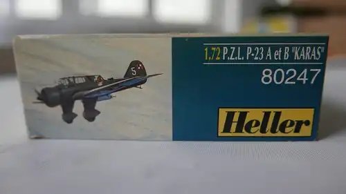 Heller P.Z.L. P-23 A et B "Karas"-1:72-80247-Modellflieger-OVP-0428