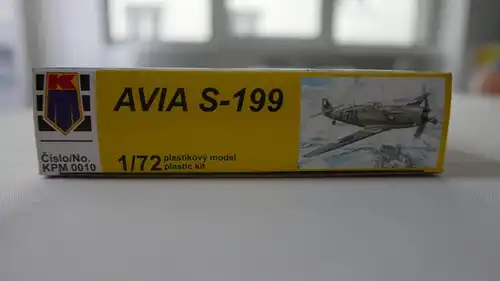 Kovozavody Prostejov KP-Model, Avia S-199-1:72-KPM 0010-Modellflieger-OVP-0427