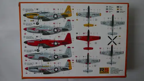 RS Models, P-51 H Mustang ANG-1:72-92148-Modellflieger-OVP-0412