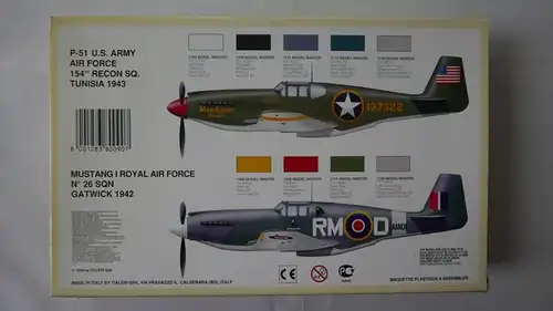 Italeri, P-51 Mustang I "Razorback"-1:72-090-Modellflieger-OVP-0403