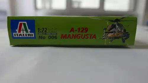 Italeri A-129 Mangusta-1:72-006-Helicopter-Modellflieger-OVP-0398