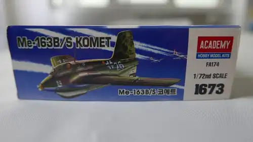 Academy Me-163B/S Komet-1:72-1673-Modellflieger-OVP-0387