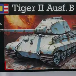 Revell Tiger II Ausf. B  (Porsche Prototype Turret)-1:72-03138-Militärfahrzeug-OVP-0353