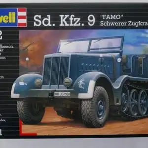 Revell Sd. Kfz.9 "Famo" Zugkraftwagen 18t-1:72-03141-Militärfahrzeug-OVP-0346