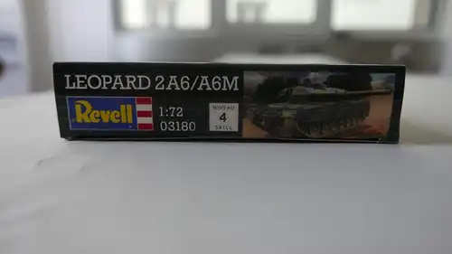 Revell Leopard 2A6/A6M-1:72-03180-Militärfahrzeug-OVP-0339