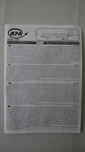 MPM DC-2-1:72-72091-Modellflieger-OVP-0327