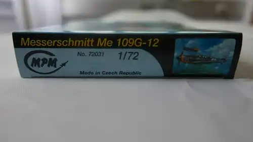 MPM Messerschmitt Me 109G-12-1:72-72031-Modellflieger-OVP-0318