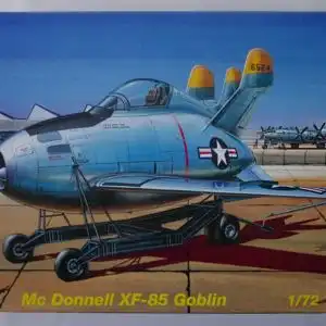 MPM Mc Donnell XF-85 Goblin-1:72-72042-Bauteile versiegelt-Modellflieger-OVP-0315