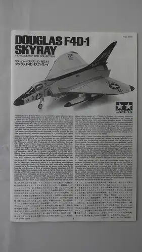 Tamiya Douglas F4D-1 Skyray-1:72-60741-Modellflieger-OVP-0302