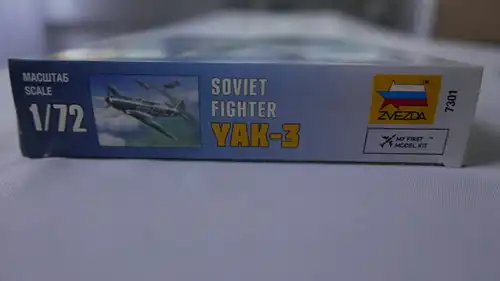 Zvezda YAK-3 Soviet Fighter-1:72-7301-Modellflieger-OVP-0282