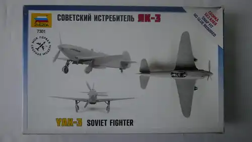 Zvezda YAK-3 Soviet Fighter-1:72-7301-Modellflieger-OVP-0282