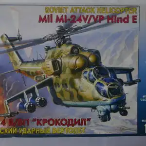 Zvezda Soviet Attack Helicopter Mil Mi-24V/VP Hind E-1:72-7293-Modellflieger-OVP-0279