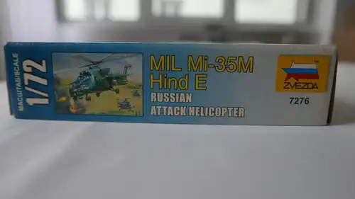 Zvezda Russian Attack Helicopter Mil Mi-35M Hind E-1:72-7276-OVP-0278