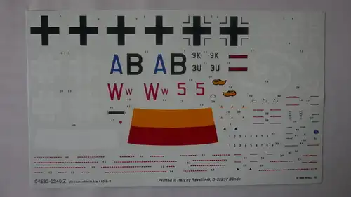 Revell Me 410 B-2 Hornisse-1:48-04533-Modellflieger-OVP-0268