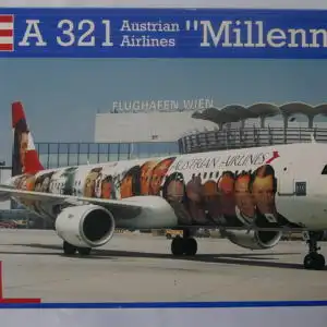 Revell A 321 Austrian Airlines "Millennium"-1:144-04251-Modellflieger-OVP-0256