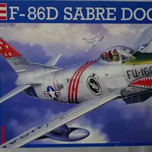 Revell F-86D Sabre Dog (early version)-1:48-04502-Modellflieger-OVP-0233