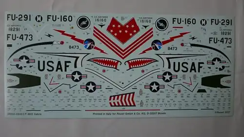 Revell F-86D Sabre Dog (early version)-1:48-04502-Modellflieger-OVP-0233