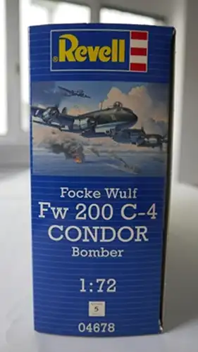 Revell Focke Wulf Fw 200 C-4 Condor Bomber-1:72-04678-Modellflieger-OVP-0228