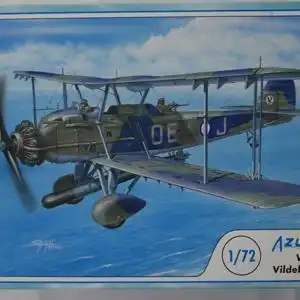 Azur Vickers Vildebeest Mk.III-1:72-FR017-Modellflieger-OVP-0219