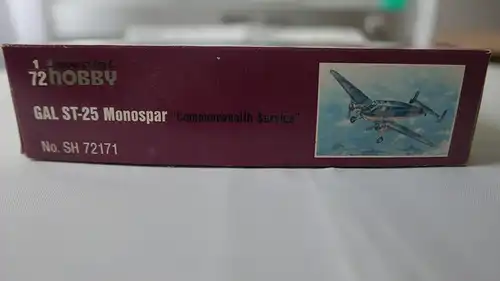 Special Hobby GAL ST-25 Monospar "Commonwealth Service"-1:72-72171-Modellflieger-OVP-0217