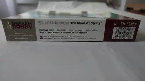 Special Hobby GAL ST-25 Monospar "Commonwealth Service"-1:72-72171-Modellflieger-OVP-0217