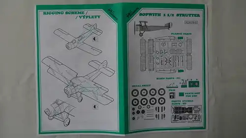 Flashback Sopwith 1 1/2 Strutter-1:72-KLH 7961-Modellflieger-OVP-0212