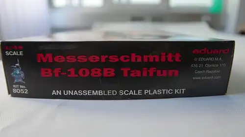 Eduard Messerschmitt Bf-108B Taifun-1:48-8052-Modellflieger-OVP-0202