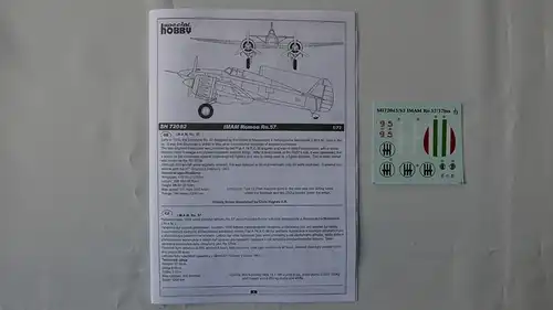 Special Hobby IMAM (Romeo) Ro 57 "Italien Fighter"-1:72- SH72082-Modllflieger-OVP-0195